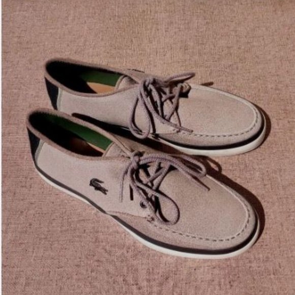 Lacoste Izod Mens 7.5 US 6.5 UK 41 EU Severin 4 Sneakers Taupe - Picture 1 of 16